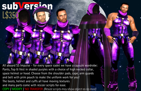 Second Life Marketplace - subVersion - Astrosuit Purple